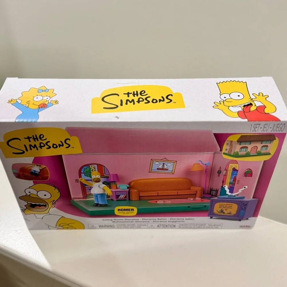 THE SIMPSONS Playhouse Diorama. NEW